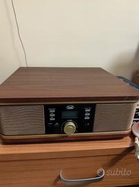 Giradischi a 3 velocità + radio Dab 
