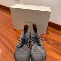 Scarponcini scamosciati in pelle - 42