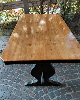 TAVOLI  E PANCHE IN LEGNO MASSELLO