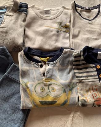 Set pigiami e intimo 4/5, 5 anni