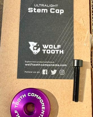 Tappo attacco manubrio WOLF TOOTH viola