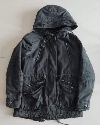 Parka corto donna imbottito in cotone taglia S