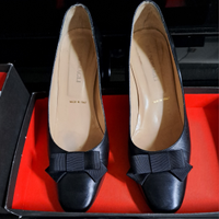 Scarpe "Bruno Magli" capretto nero mis.37.5