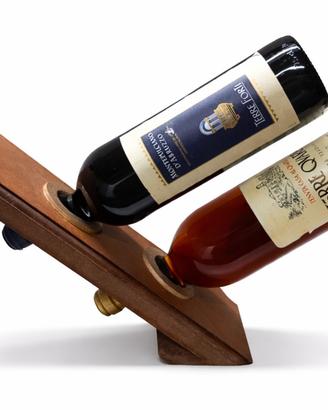 Portabottiglie vino design in legno