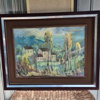 Quadro paesaggio - Aldo Oppici - Olio su tela