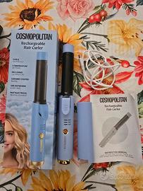 piastra arricciatore per capelli ricaricabile 