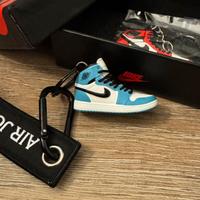 Jordan 1 high unc - portachiavi keychain