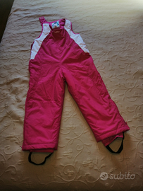 Pantaloni\salopette neve bambina 4 anni