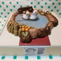 Presepe Thun Laghetto con Paperelle 