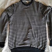 Maglioncino "OVS" righe grigio/blu