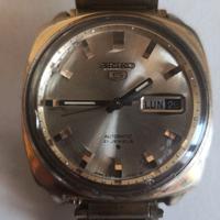 Orologio SEIKO 5 da uomo, bagnato in oro anni '80.