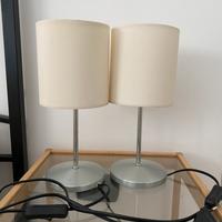 Coppia lampade abat-jour ikea