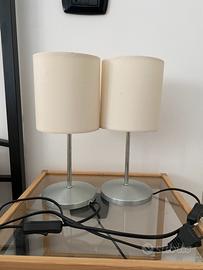 Coppia lampade abat-jour ikea