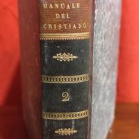 Libro antico del 1833. "Manuale del cristiano"