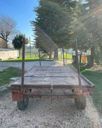 Rimorchio agricolo a 2 assi nn omologato