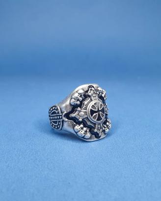 ANELLO VINTAGE "PIETRO FERRANTE" CROCE DI MALTA