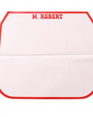 Adesivo portanumero per moto cross epoca M.Robert