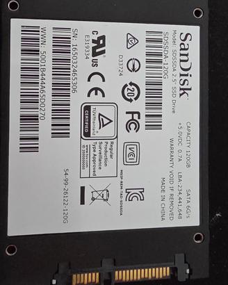 SSD Sata 120GB