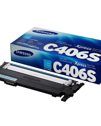 Samsung CLT-C406S (ST984A) Toner Ciano ORIGINALE