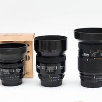 Obiettivi Nikkor 50/85/35-70