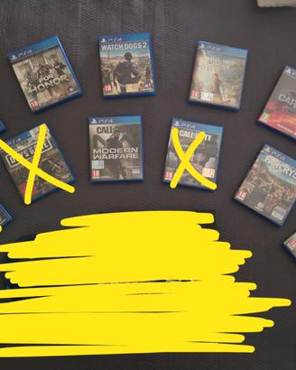 Giochi ps4 (Lotto o singolarmente)