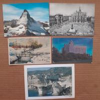 Vecchie cartoline ritrovate in alcuni libri