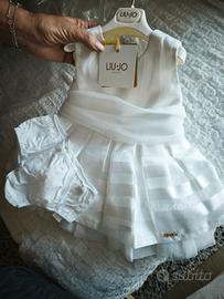 Abito da cerimonia bambina 3 mesi LIU-JO nuovo