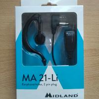 Midland MA 21-Li Auricolari Radioamatori PMR