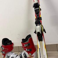 Sci HEAD da bambino 117 cm + scarponi ATOMIC