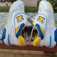 scarpe new balance n 45 e mezzo giallo e blu 