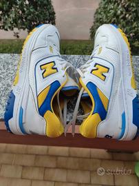 scarpe new balance n 45 e mezzo giallo e blu 
