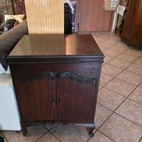 mobiletto antico 2 sportelli + contenitore