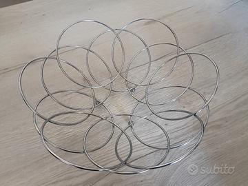 centrotavola acciaio moderno 