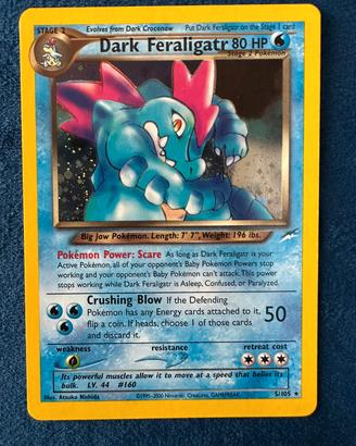 Pokemon Dark Feraligatr 