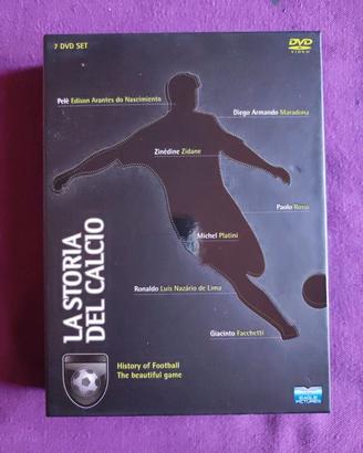 CALCIO. La Storia del Calcio Cofanetto Nuovo 7 DVD