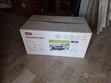 Set divano da giardino MAI USATCon tavolo ecus