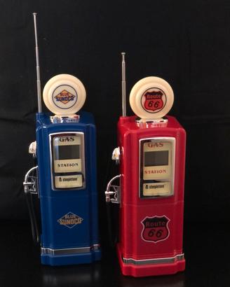 Radiosveglia pompa di benzina vintage