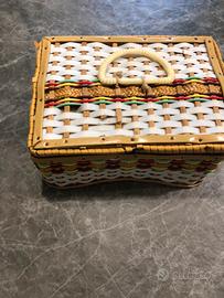 Cestino asilo anni ‘60. Vintage.