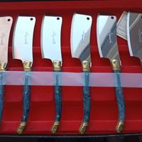 Set 6 mannaia coltello formaggio cucina Laguiole