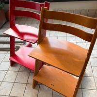 Sedia Stokke Trip Trapp rossa