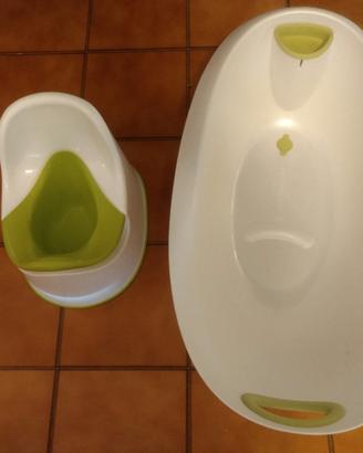 Vaschetta bagnetto e vasino per bambini
