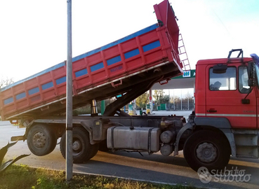 Autocarro MAN TGS 460 ribaltabile trilaterale