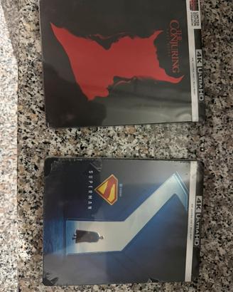 Steelbook 4k superman e the conjuring
