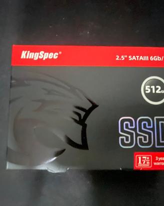 SSD KingSpec 512GB SATA III 2.5” 550MB/s per PC