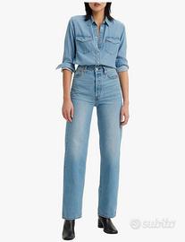Levi's Ribcage Straight Ankle Jeans Donna