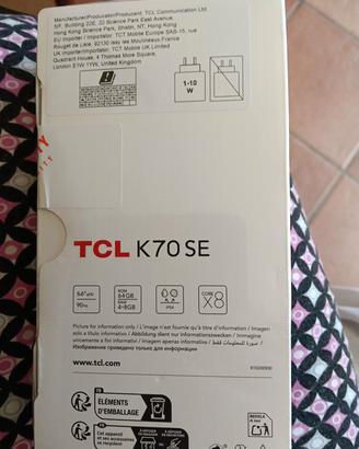 telefono TCL K70  nuovo ancora impacchettato 