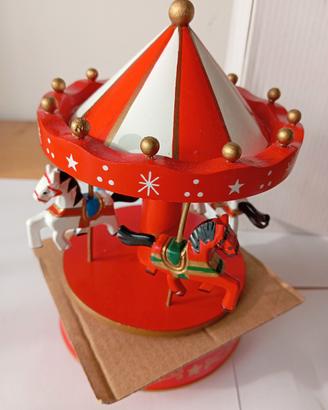 carillon natale giostra cavalli