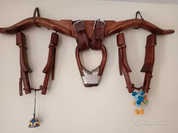 Gioghi in legno liguri per buoi