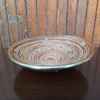 Centrotavola in vimini ottone stile Vivai del Sud