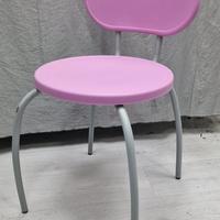 sedia cameretta rosa 